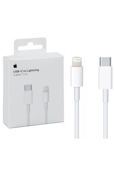 Apple Iphone 11 Şarj Kablosu 1m Usb-c Lightning - Resim 3