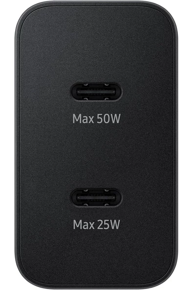 NETAVANTAJ Samsung EP-T5020X TypeC Hızlı Şarj Aleti (50W) Siyah - Samsung Türkiye Garantili - 2