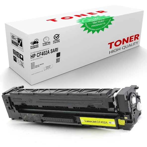 HP CF402A Sarı Muadil Toner /WB/201A/M551/M575dn/M575f/M570