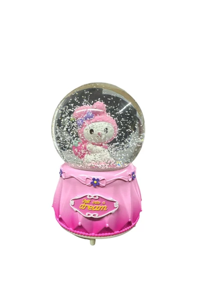 NETAVANTAJ My Melody Işıklı Müzikli Otomatik Kar Püskürtmeli Büyük Boy Kar Küresi - 2