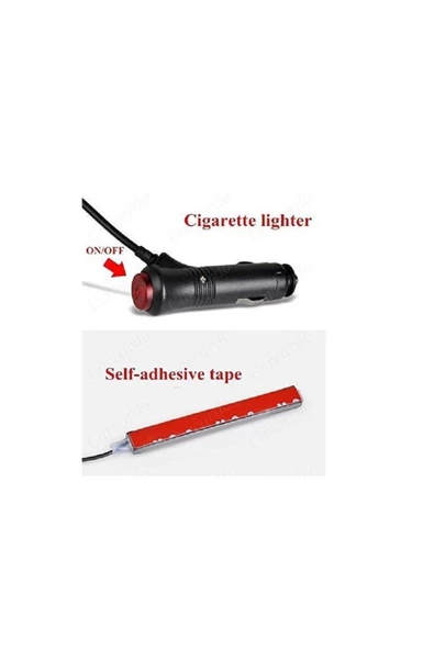 NETAVANTAJ Araç İçi Ayak Altı Ambiyans Şerit 8 Renkli Kumandalı LED Işık - Resim 3