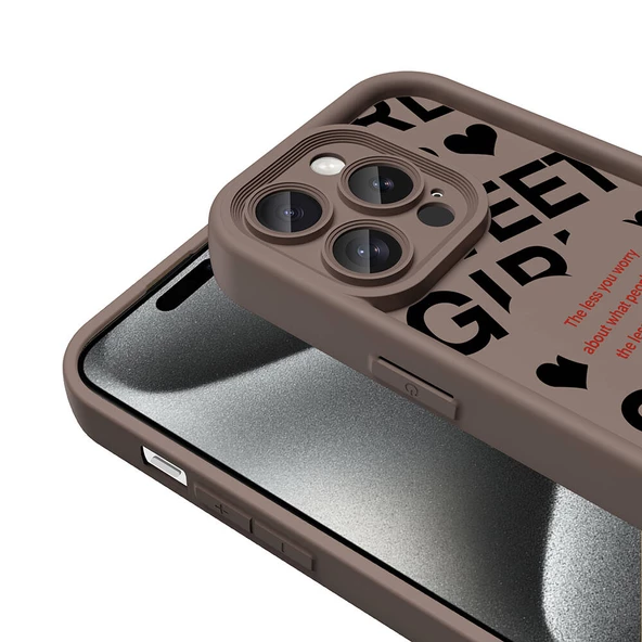 Apple iPhone 14 Pro Kılıf Baskılı Kamera Korumalı Mat Klas Kapak - 8