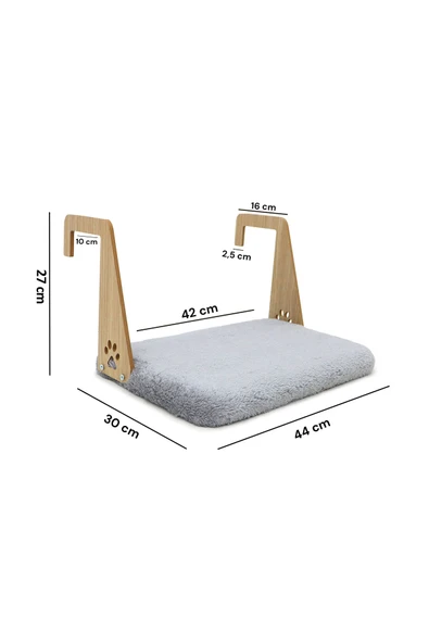 Peluş Kalorifer Petek Radyatör Yatağı Kedi Geniş Kedi-Köpek Kalorifer Yatağı, Hediye Paspas - Resim 4