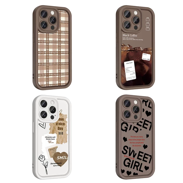 Apple iPhone 14 Pro Kılıf Baskılı Kamera Korumalı Mat Klas Kapak - 9