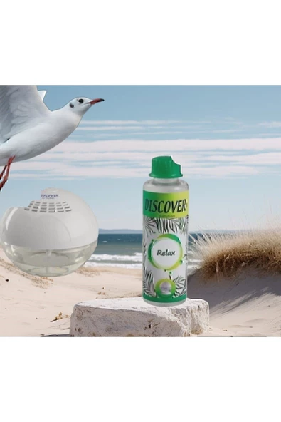 Discover Sihirli Küre Hava Temizleme Makinesi Işıksız + 1 Adet Relax Solüsyonu - 2