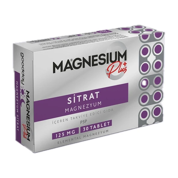 Goodday Magnesium Plus Sitrat 30 Tablet ürün görseli 1