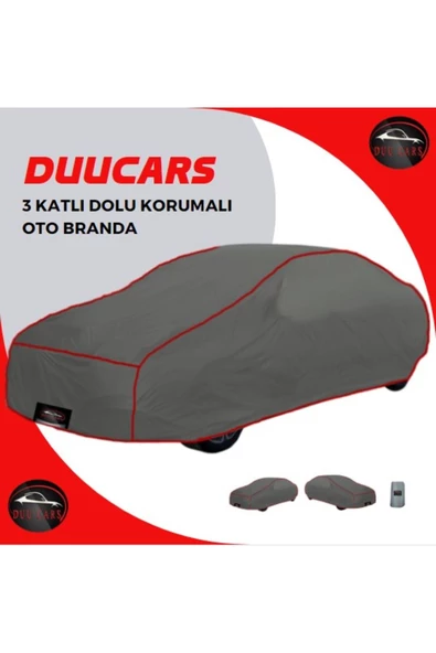 DUUCARS 3 Katlı Dolu Darbe Koruyucu SUBARU LEGACY Araba Brandası oto branda araba çadırı - 6