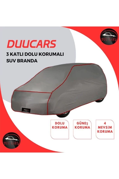 DUUCARS 3 Katlı Dolu Darbe Koruyucu TESLA Y Araba Brandası oto branda araba çadırı - 8