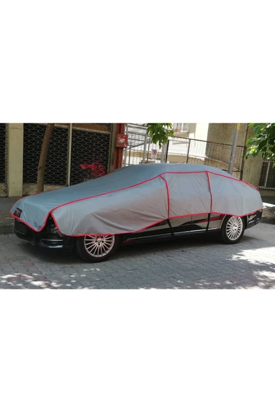 DUUCARS 3 Katlı 5.00 Mt Dolu Darbe & Güneş Koruyucu Özel Dolgulu Oto Branda - 6