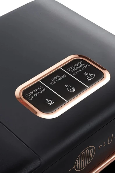 Karaca Hatır Plus Mod 5in1 Black Copper Çay ve Filtre Kahve Makinesi - Resim 4