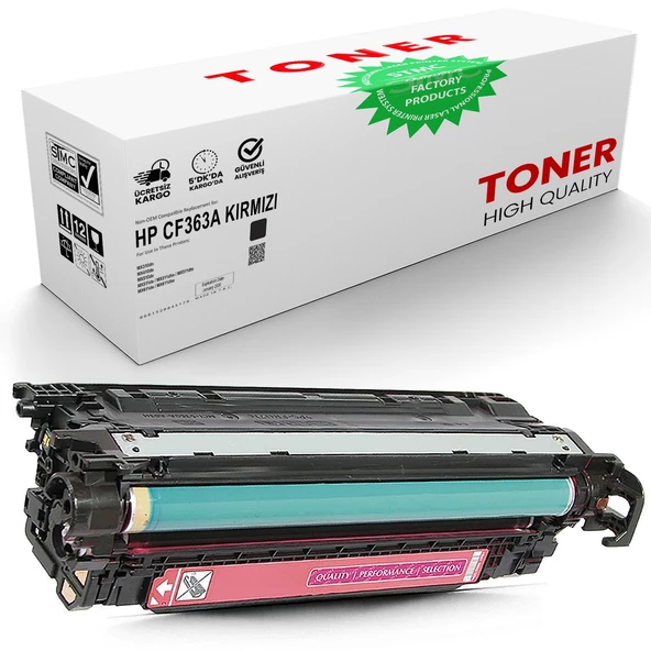 HP CF363A Kırmızı / LaserJet M553 Enterprise  Uyumlu Muadil Toner