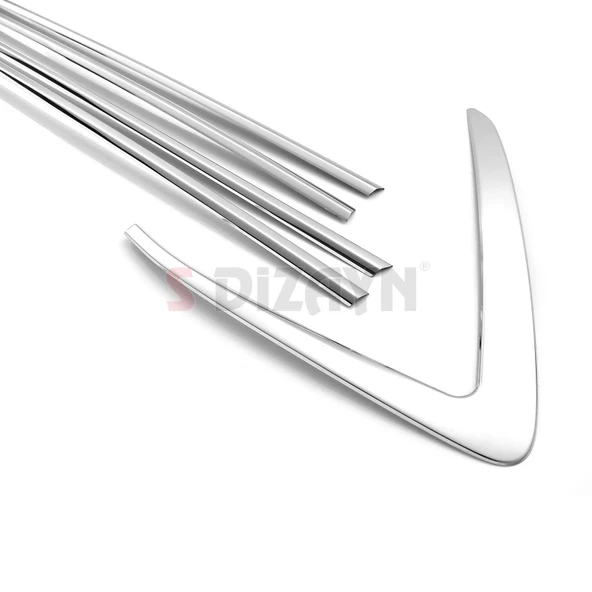 Skoda Kamiq Krom Cam Çıtası 6 Prç 2019 2020 2021 2022 2023 2024 2025 - Resim 4