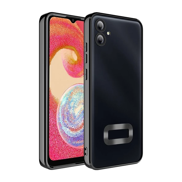 Galaxy A06 Kılıf Kamera Korumalı Logo Gösteren Zore Omega Kapak