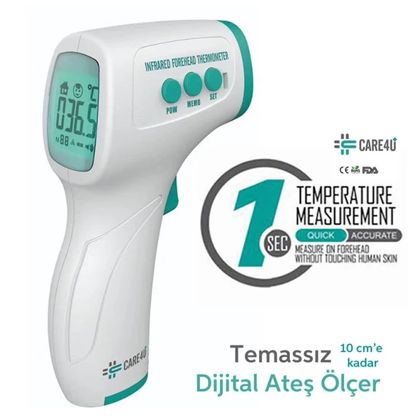 Care4U ZLK-IRT101 Temassız Ateş Ölçer 1Cm-10Cm Termometre