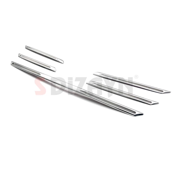 Renault Megane 4 Krom Ön Panjur 5 Prç. 2016 2017 2018 2019 2020 - Resim 3