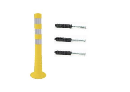 Sarı Renk Otopark Düzenleyici 75 Cm Eco Delinatör - Resim 2