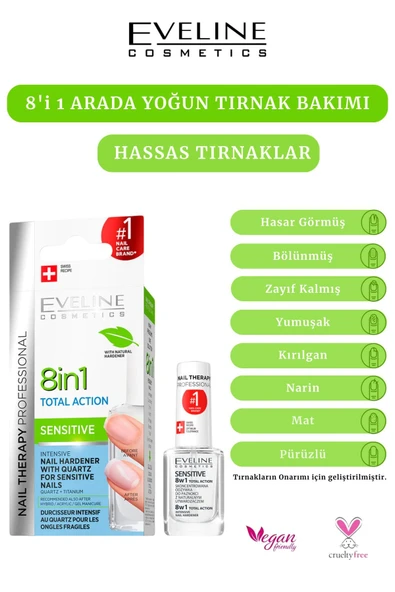 Eveline Cosmetics 8in1 Total Action Sensitive 12 ml