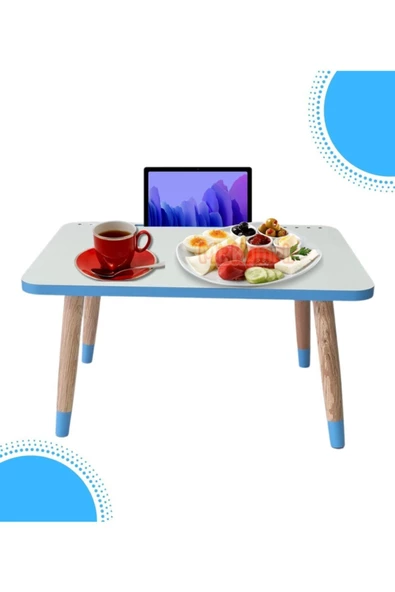 LİVA AHŞAP Laptop Tablet Bilgisyar Ve Kahvaltı Sehpası Çalışma Masası - 8