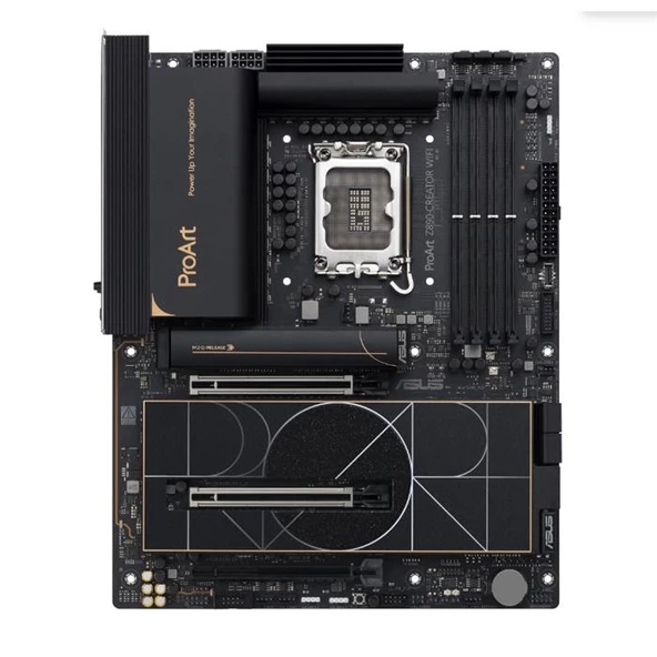 Asus Proart Z890-Creator Wıfı 1851P Ddr5 Ses Glan Hdmı/Usb Sata3 Usb3.2 Atx - 2