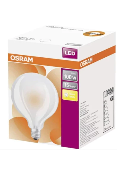 Osram Led Star 11W 2700K 1521lm E27 Duy Sarı Işık Globe Lamba