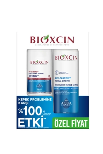 Bioxcin Aquathermal Ds 200 ML + 300 ML Kepeğe Karşı Etkili Şampuan Seti - Kepek Karşıtı Kaşıntı Önleyici - 3