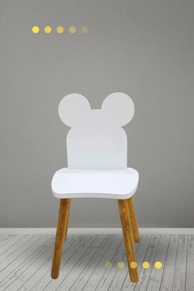 Çocuk Aktivite Sandalyesi 4-12 Yaş Mickey Muose (LİVA AHŞAP) - 7