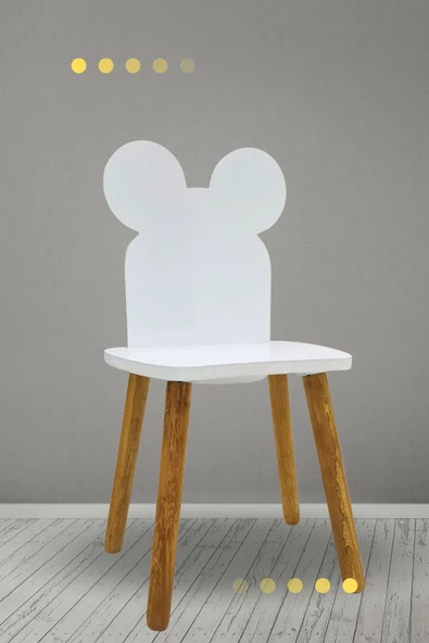 Çocuk Aktivite Sandalyesi 4-12 Yaş Mickey Muose (LİVA AHŞAP) - 6