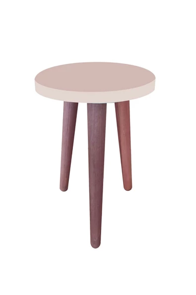 LİVA AHŞAP Saksı Taburesi 4 Adet ( kahve renk) - 2