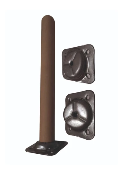 LİVA AHŞAP Sehpa Ve Ahşap Ayak Bağlantı Aparatı Açılı Ayak Aparatı Zigon Puf 4 Adet - 2