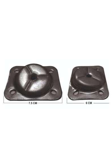 LİVA AHŞAP Sehpa Ve Ahşap Ayak Bağlantı Aparatı Açılı Ayak Aparatı Zigon Puf 4 Adet - 3