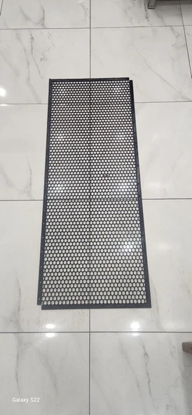 Bal Peteği Abs Plastik Panjur Teli 130x50 cm Siyah - 7
