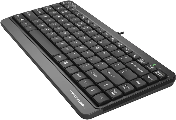 A4 Tech FK11 Q USB Kablolu MM Mini Klavye Gri - 2