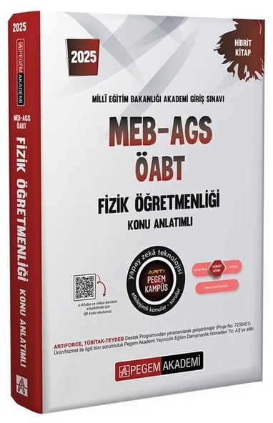 Pegem 2025 ÖABT Fizik Öğretmenliği Konu Anlatımlı Pegem Akademi Yayınları