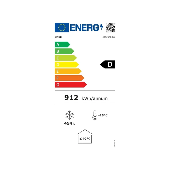 Uğur UDD 500 BK 471 LT Sandık Tipi Derin Dondurucu - 5