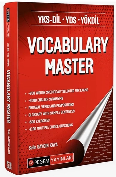 Pegem YKSDİL YDS YÖKDİL Vocabulary Master - Selin Saygın Kaya Pegem Akademi Yayınları