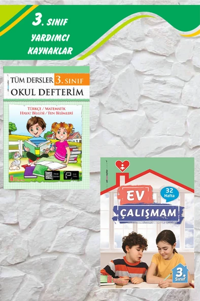 3.Sınıf Tüm Dersler Okul Defterim+Ev Çalışmam ürün görseli 1