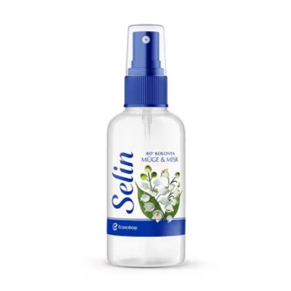 Selin Mini Sprey Müge Misk Kolonya Pet 50 Ml