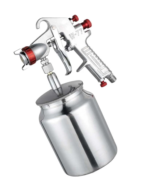 Meşem Boya Tabancası Havalı Alttan Depolu 1.8 MM Basınç Ayarlı W-77G ürün görseli