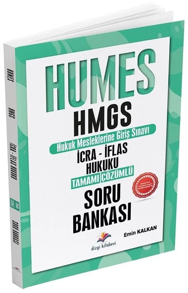 Dizgi Kitap HUMES HMGS İcra İflas Hukuku Soru Bankası Çözümlü - Emin Kalkan Dizgi Kitap