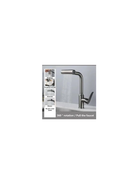 Fleko Çok Fonksiyonlu Eviye Bataryası Inox - 4