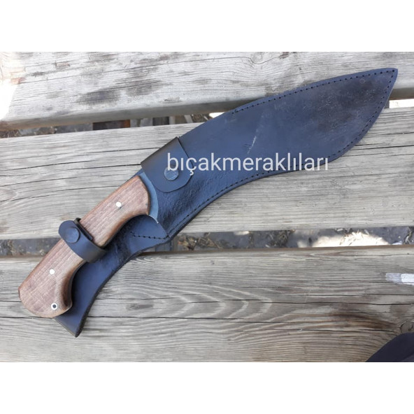 Büyük Kukri El İşçiliği 39,5cm Toplam Uzunluk - 2