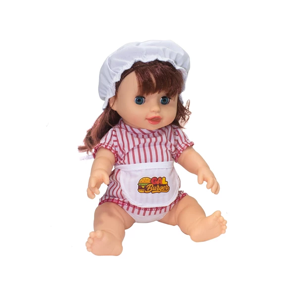 Oyuncak Bebek Maide Burger Yiyiyor Türkçe Konuşur Oynar Gözlü - 3