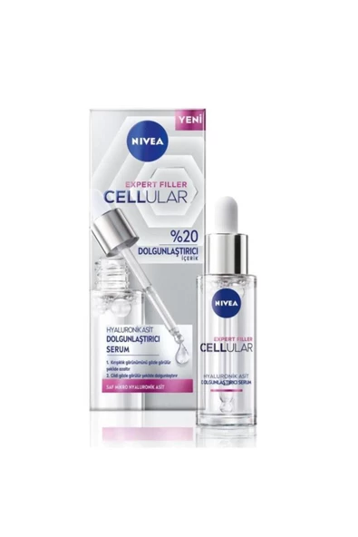 NIVEA Intense Moisturizing Cellular Expert Filler Hyaluronic Acid Plumping Serum 30 ml Brightt256