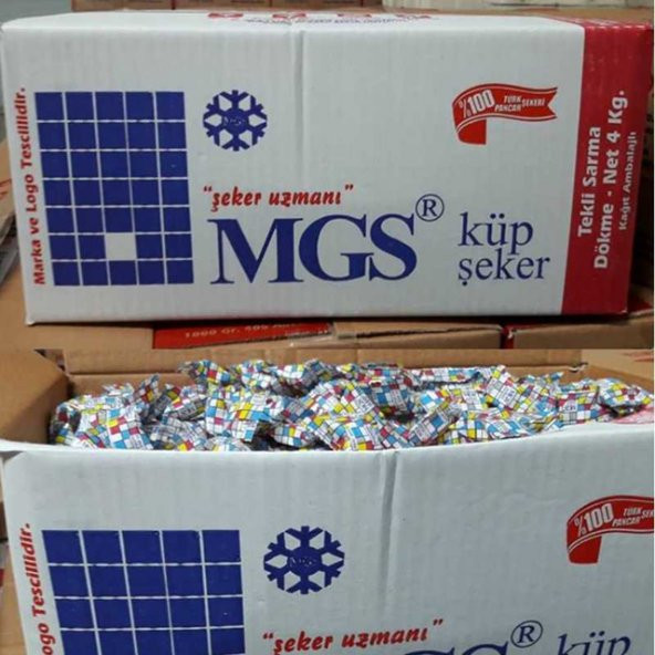 MGS KÜP ŞEKER DÖKME TEKLİ SARMA 4 KG