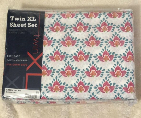 Çiçek Baskılı 3lü Çarşaf Seti TWIN XL - 2