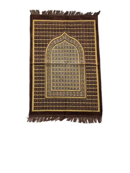 Royam 1 Adet Kadife Seccade Hac Ve Umre Hediyesi Namazlık 70 X 110 - 7