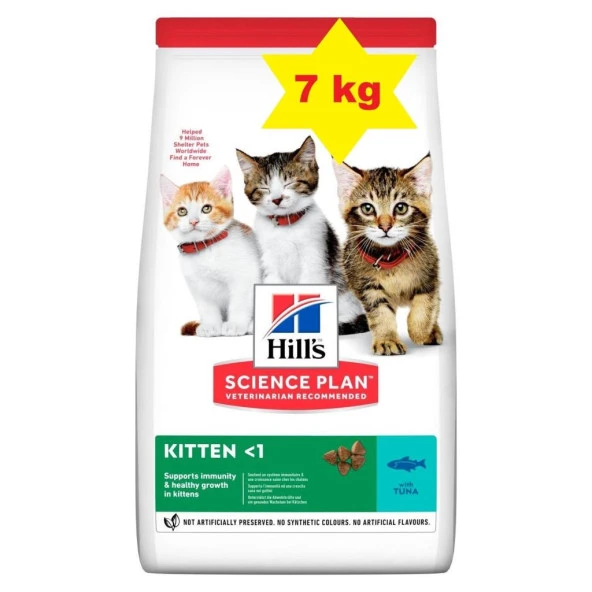 Hills Ton Balıklı Yavru Kedi Maması 7 Kg Orjinal Ambalaj             SKT:11/2024