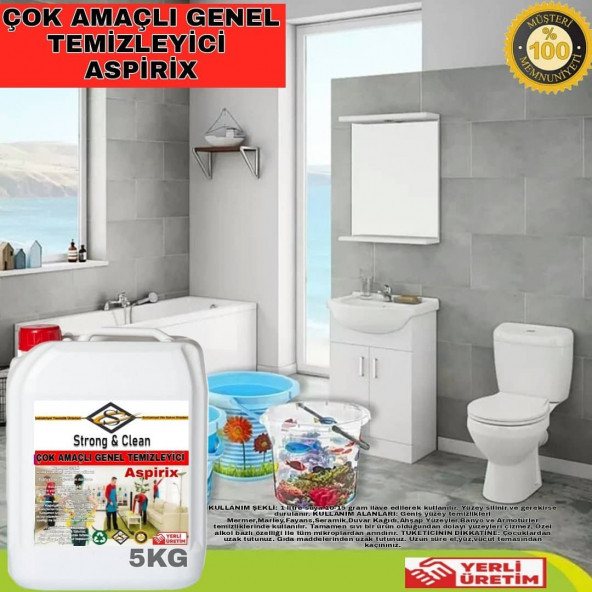 Çok Amaçlı Genel Temizleyici Aspirixx 5kg - 2