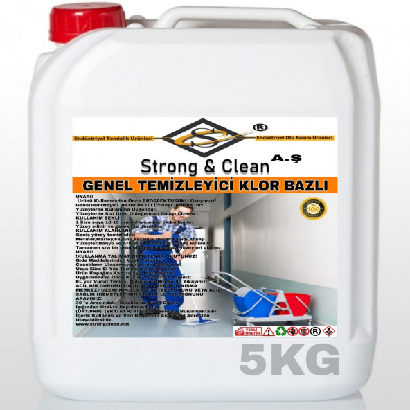Genel Temizleyici Klor Bazlı 5kg