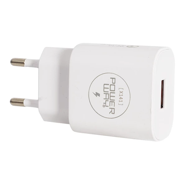 POWERWAY 5V 2.4A X141 5 VOLT HIZLI ŞARJ BAŞLIK ADAPTÖRÜ (5.0V/2400ma) - Resim 2